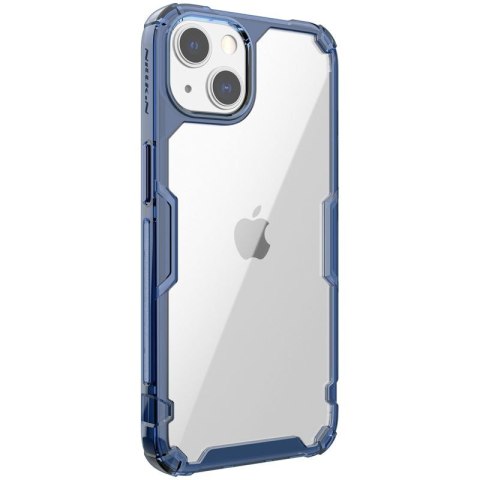 Etui na telefon iPhone 14 Plus / 15 Plus Nillkin Nature Pro niebieskie