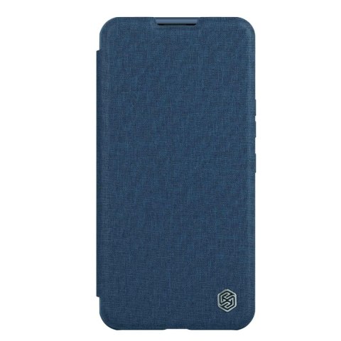 Etui na telefon iPhone 14 Pro Max Nillkin Qin Cloth Pro niebieski