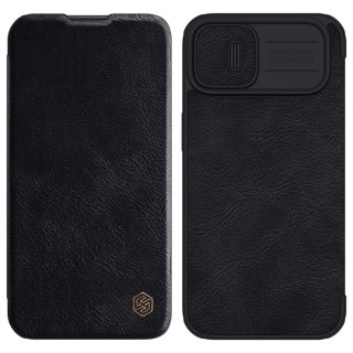 Etui iPhone 14 Plus / 15 Plus Nillkin Qin Leather Pro czarny