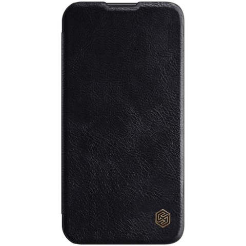 Etui na telefon iPhone 14 Pro Max Nillkin Qin Leather Pro czarny