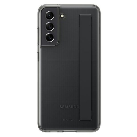 Etui na telefon Samsung Galaxy S21 FE Alcantara Czarne EF-XG990CBEGWW