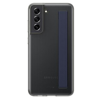 Etui na telefon Samsung Galaxy S21 FE Alcantara Czarne EF-XG990CBEGWW