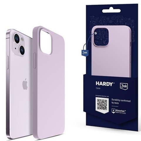 Etui na telefon iPhone 14 3MK Hardy Case MagSafe fioletowy