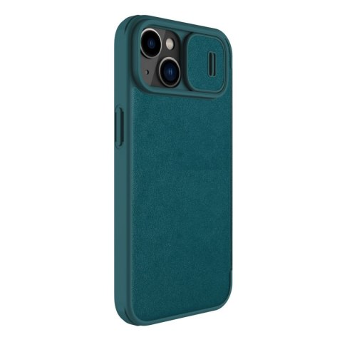 Etui iPhone 14 Plus / 15 Plus Nillkin Qin Leather Pro Case zielony