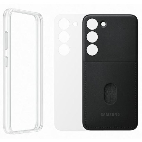 Etui na telefon Samsung Galaxy S23 EF-MS911CB czarne Frame Cover