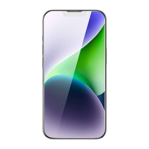 Szkło hartowane iPhone 14 Plus / 15 Plus Baseus Corning z filtrem pyłowym