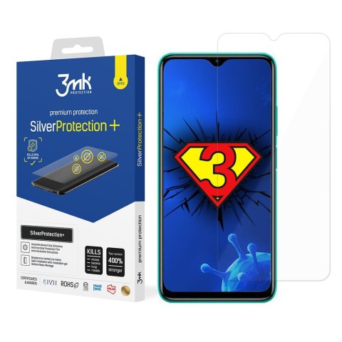 Antymikrobowa folia ochronna 3MK Silver Protect+ Redmi 9T