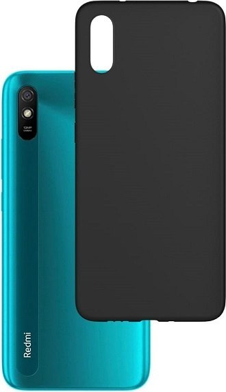 Etui 3MK Matt Case Redmi 9A czarny/black