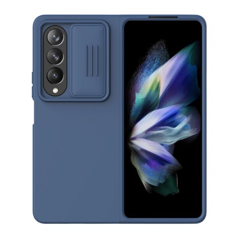 Etui na telefon Samsung Galaxy Z Fold 4 Nillkin CamShield Silky niebieskie