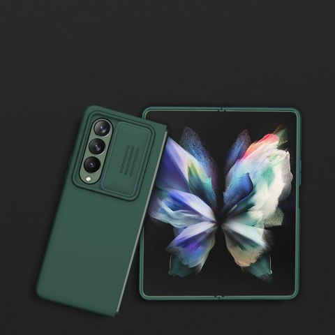 Etui na telefon Samsung Galaxy Z Fold 4 Nillkin CamShield Silky niebieskie