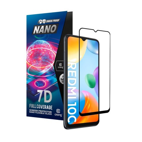 Szkło hybrydowe Crong 7D Nano Flexible Glass Xiaomi Redmi 10C