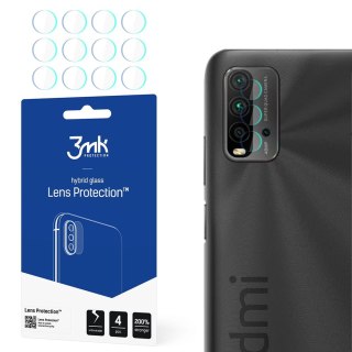 Szkło hybrydowe na obiektyw aparatu 3MK Lens Protection Redmi 9T [4 PACK]