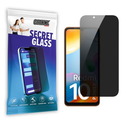 Szkło prywatyzujące GrizzGlass SecretGlass do Xiaomi Redmi 10 Power