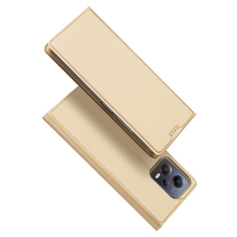 Etui na telefon Dux Ducis Skin Pro Xiaomi Redmi Note 12 5G/POCO X5 5G złote