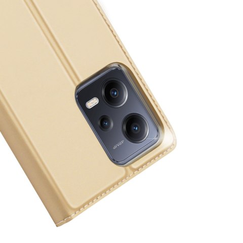 Etui na telefon Dux Ducis Skin Pro Xiaomi Redmi Note 12 5G/POCO X5 5G złote