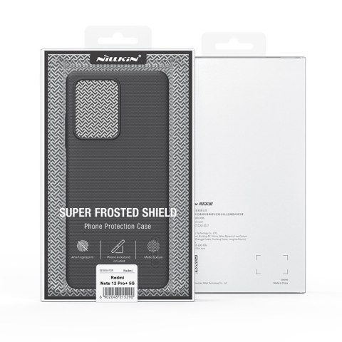 Etui Nillkin Super Frosted Shield Xiaomi Redmi Note 12 Pro+ Plus czarne