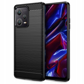 Etui na telefon TPU Carbon Xiaomi Redmi Note 12/POCO X5 5G Black