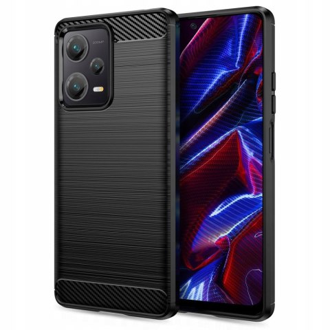 Etui na telefon TPU Carbon Xiaomi Redmi Note 12/POCO X5 5G Black