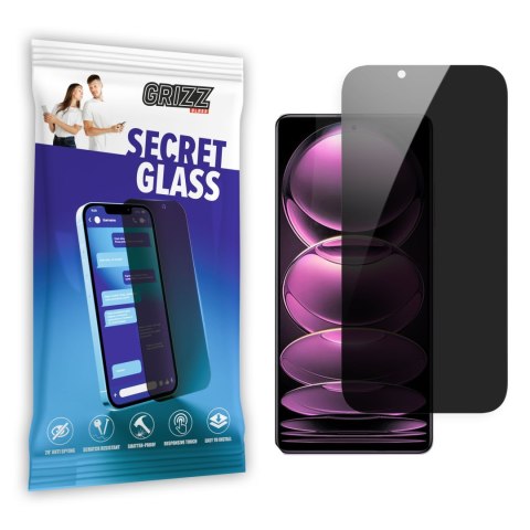 Szkło prywatyzujące GrizzGlass SecretGlass do Xiaomi Redmi Note 12 Pro