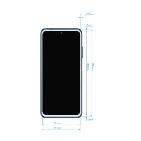 Szkło hybrydowe Crong 7D Nano Flexible Glass Xiaomi Redmi Note 10 5G