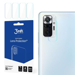 Szkło hybrydowe na obiektyw aparatu 3MK Lens Protection Redmi Note 10 Pro [4 PACK]