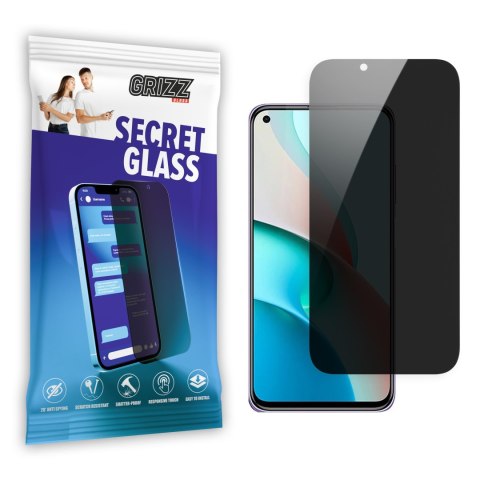 Szkło prywatyzujące GrizzGlass SecretGlass do Xiaomi Redmi Note 9