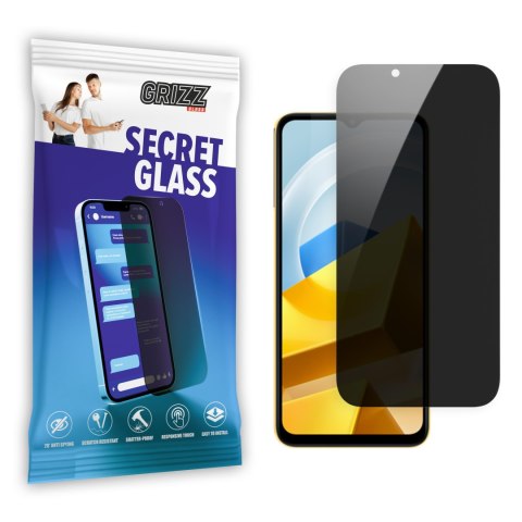 Szkło prywatyzujące GrizzGlass SecretGlass do Xiaomi Poco M5