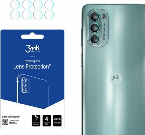 Szkło hybrydowe na obiektyw aparatu 3MK Lens Protection Motorola Moto G62 5G [4 PACK]