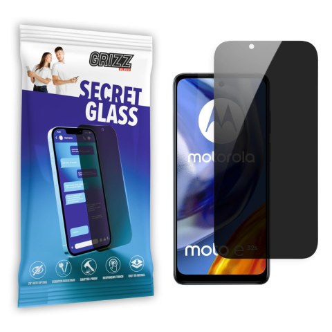 Szkło prywatyzujące GrizzGlass SecretGlass do Motorola Moto E32s