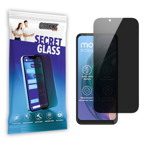 Szkło prywatyzujące GrizzGlass SecretGlass do Motorola Moto G10 Power