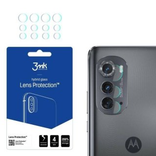 Szkło hybrydowe na obiektyw aparatu 3MK Lens Protect Motorola Edge 2022 [4 PACK]