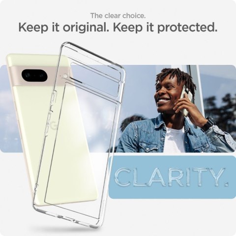 Etui Spigen Ultra Hybrid Google Pixel 7 Crystal Clear