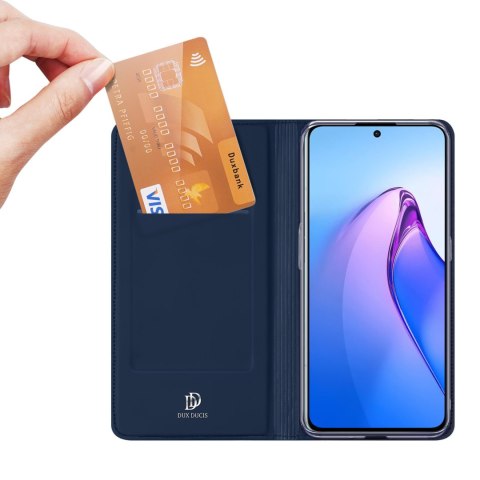 Etui DuxDucis Skin Pro Oppo Reno 8 Pro niebieskie