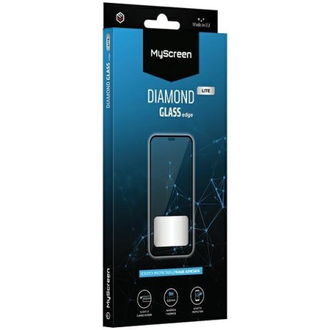 Szkło hartowane MyScreen Diamond Glass Edge Lite Full Glue Xiaomi Poco C61 czarny/black