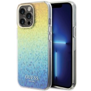 Etui na telefon iPhone 15 Pro Max Guess Faceted Mirror Disco Iridescent