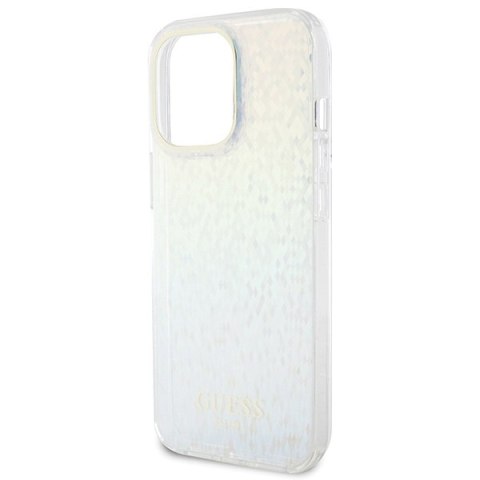 Etui na telefon iPhone 15 Pro Max Guess Faceted Mirror Disco Iridescent