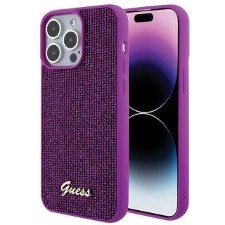 Etui na telefon iPhone 15 Pro Max Guess Disco Metal Script fuksja