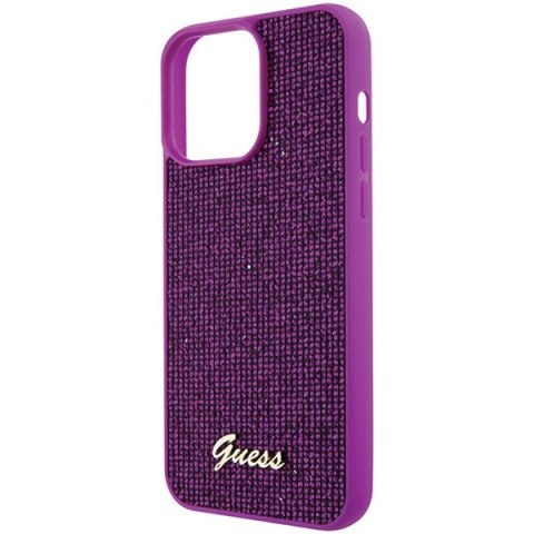 Etui na telefon iPhone 15 Pro Max Guess Disco Metal Script fuksja