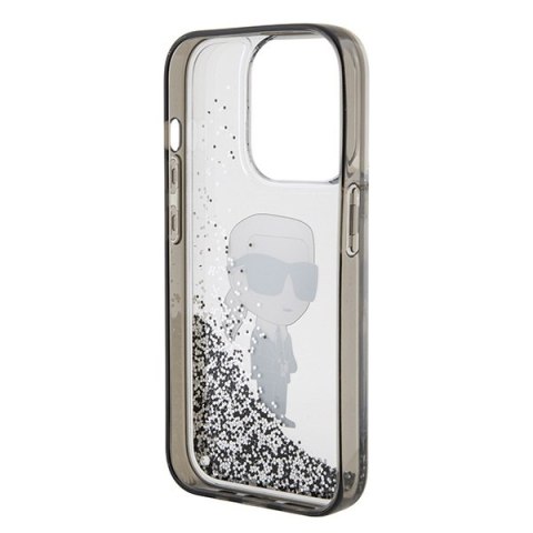 Etui na telefon iPhone 15 Pro Max Karl Lagerfeld Liquid Glitter Hardcase