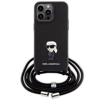 Etui na telefon iPhone 15 Pro Max Karl Lagerfeld Crossbody Saffiano