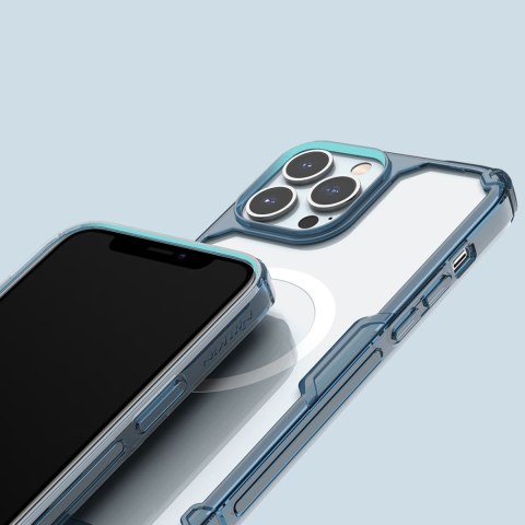 Etui na telefon iPhone 15 Pro Max Nillkin Nature Pro Magnetic białe