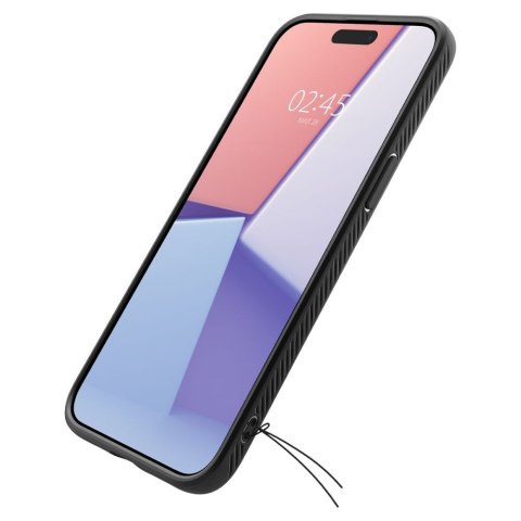 Etui na telefon iPhone 15 Pro Max Spigen Liquid Air matowe czarne