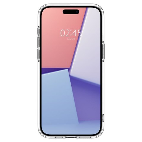 Etui na telefon iPhone 15 Pro Max Spigen Ultra Hybrid przezroczyste