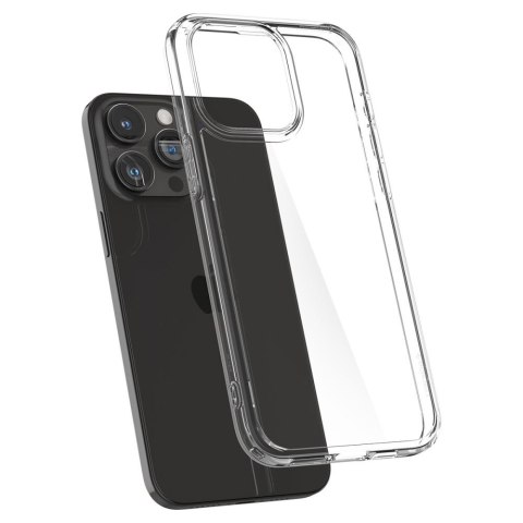 Etui na telefon iPhone 15 Pro Max Spigen Ultra Hybrid przezroczyste