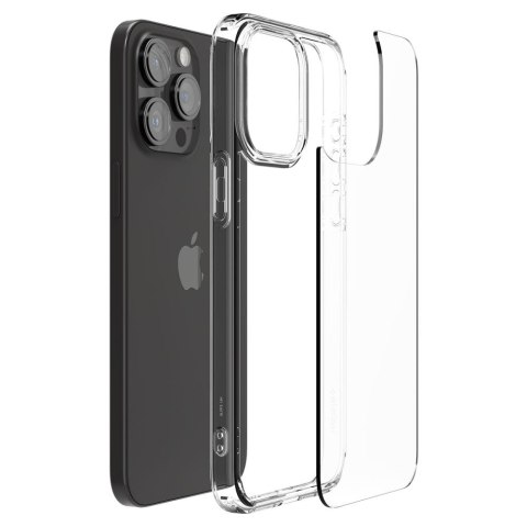 Etui na telefon iPhone 15 Pro Max Spigen Ultra Hybrid przezroczyste