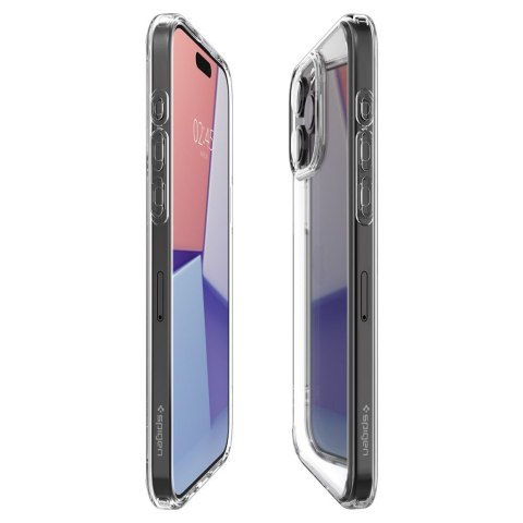 Etui na telefon iPhone 15 Pro Max Spigen Ultra Hybrid przezroczyste