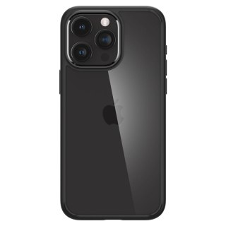 Etui na telefon iPhone 15 Pro Max Spigen Ultra Hybrid czarne matowe