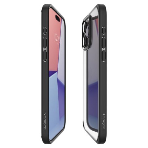 Etui na telefon iPhone 15 Pro Max Spigen Ultra Hybrid czarne matowe