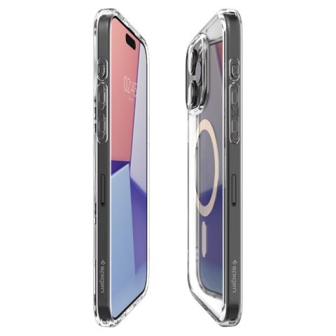 Etui na telefon iPhone 15 Pro Max Spigen Ultra Hybrid MagSafe złote