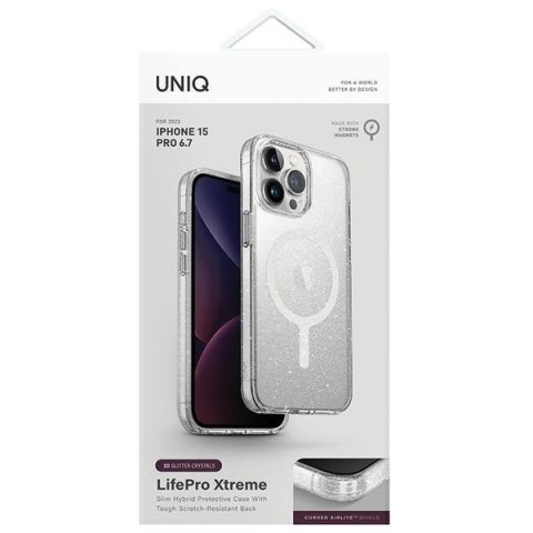 Etui na telefon iPhone 15 Pro Max UNIQ LifePro Xtreme przezroczyste